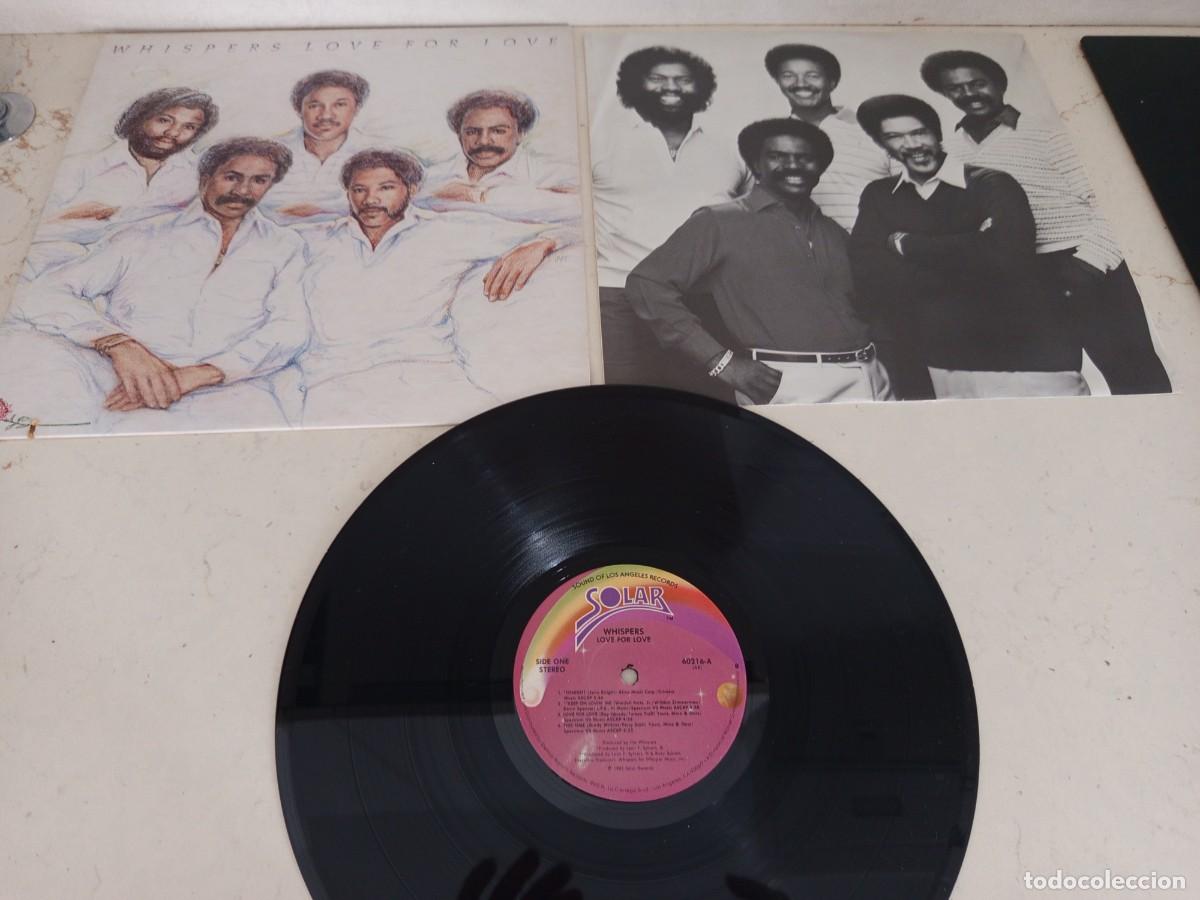 Disques de vinyle: GENIAL LP. WHISPERS / LOVE FOR LOVE / SELLO SOLAR 7559 60216 1 / A&Ntilde;O 1983 / USA / COMPLETO.