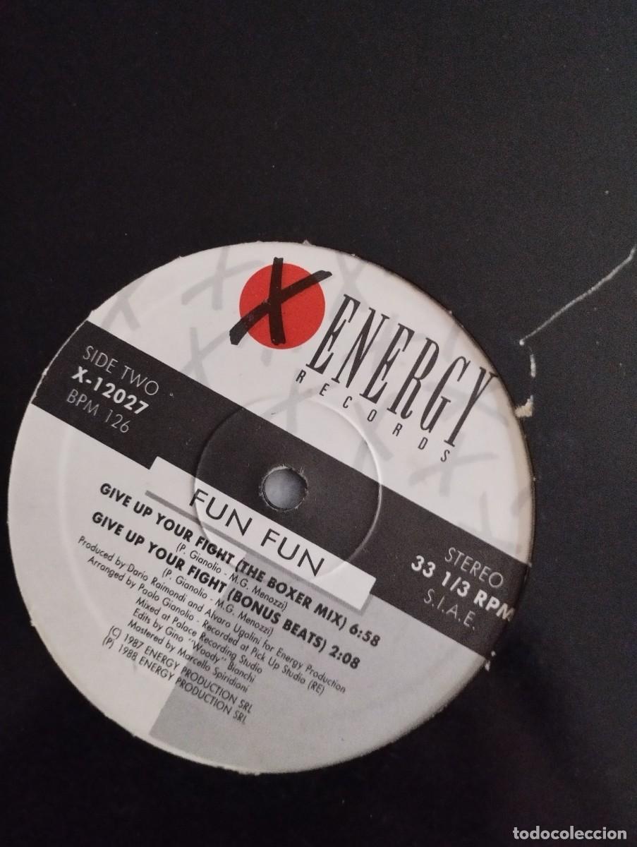 Discos de vinilo: ENERGY RECORDS- FUN FUN MAXI1988 - Foto 1