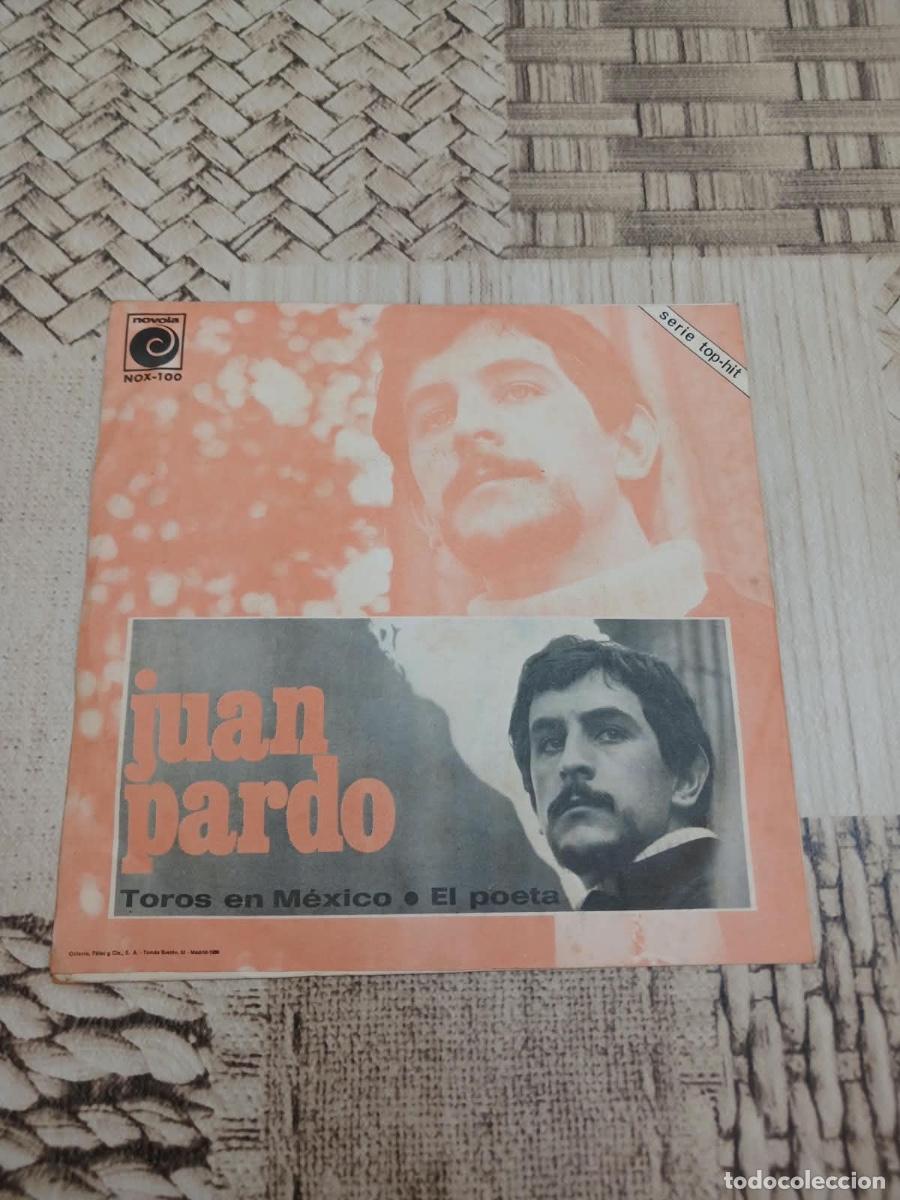 Discos de vinilo: Single Juan Pardo toros en M&eacute;xico - Foto 2