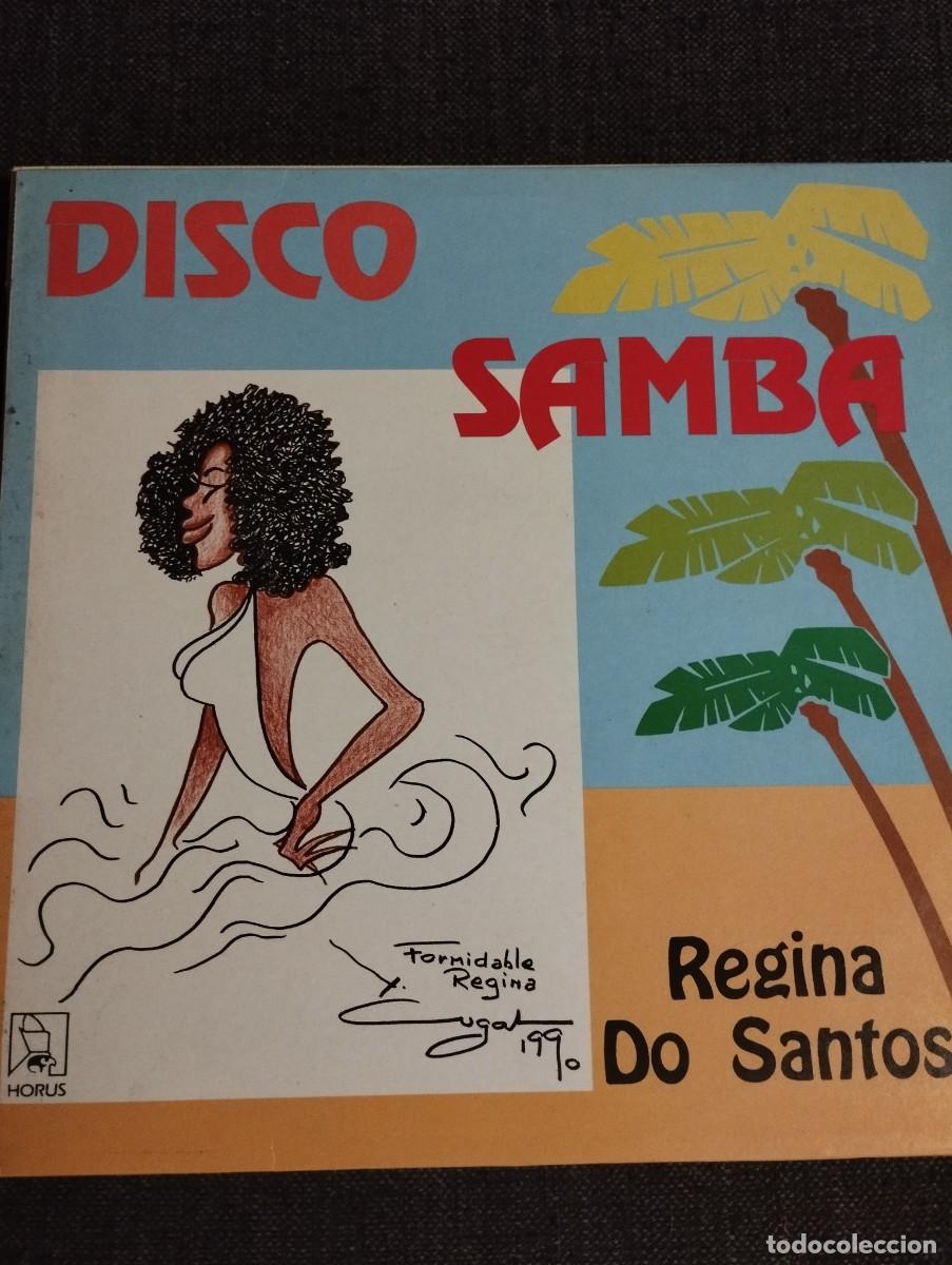 Discos de vinilo: REGINA DO SANTOS - DISCO SAMBA . LP . 1990 HORUS - Foto 1