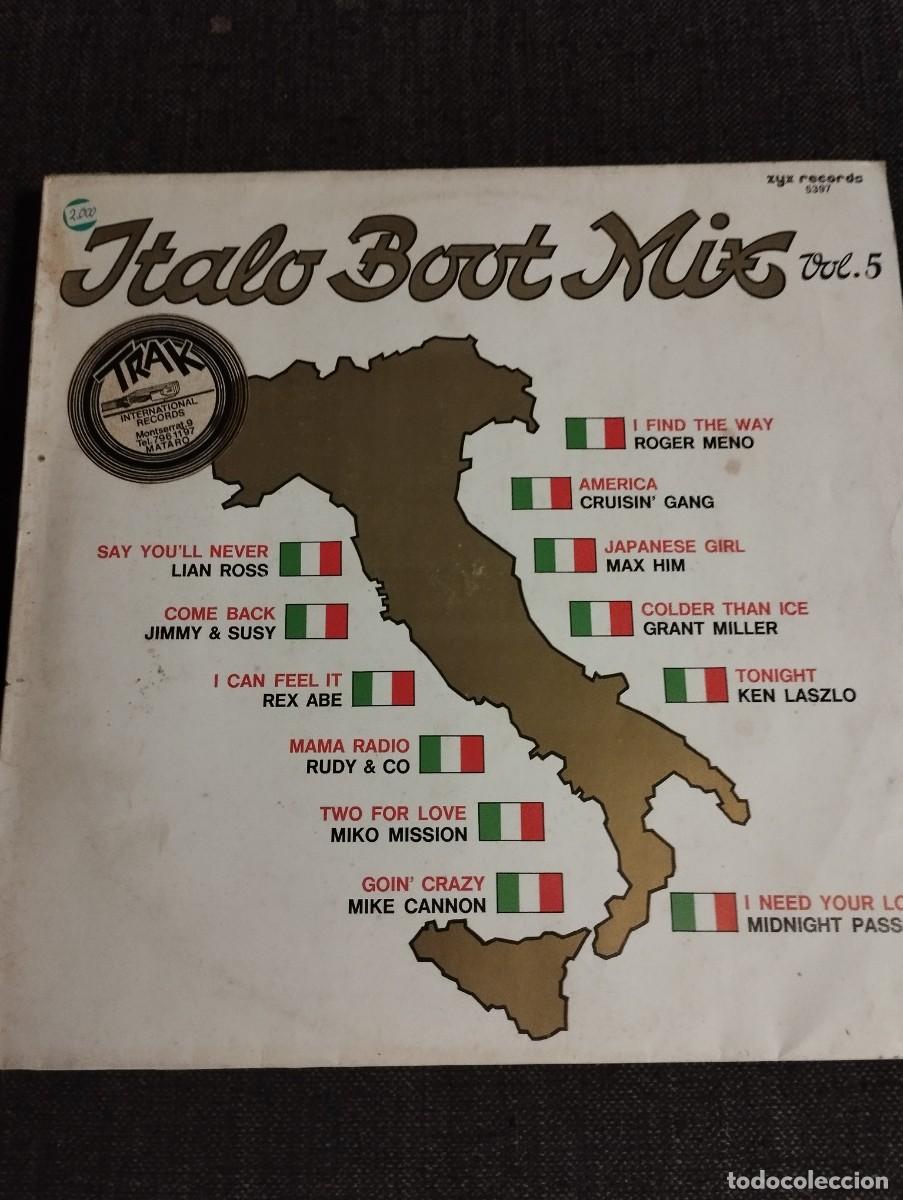 Discos de vinilo: ITALO BOOT MIX VOL. 5 - LP VINILO GERMANY 1986