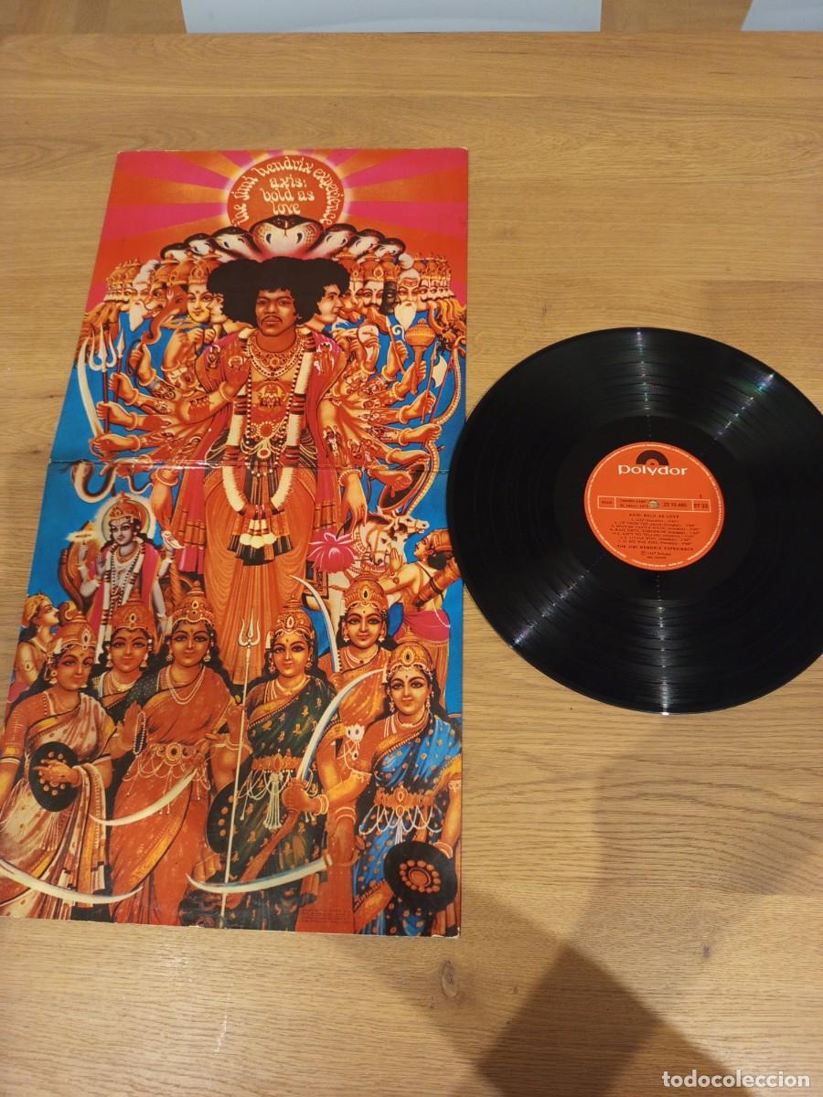 Discos de vinilo: JOYA LP. THE JIMI HENDRIX EXPERIENCE / AXIS: BOLD AS LOVE / A&Ntilde;O 1977 /SELLO POLYDOR 34655 /GATEFOLD
