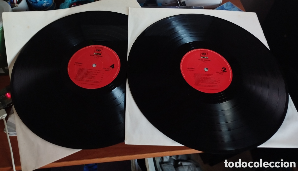 Discos de vinilo: Todo Techno. Doble LP - Foto 2