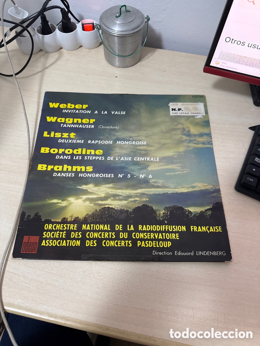 Discos de vinilo: DISCO VINILO WEBER WAGNER LISZT BORODINE BRAHMS