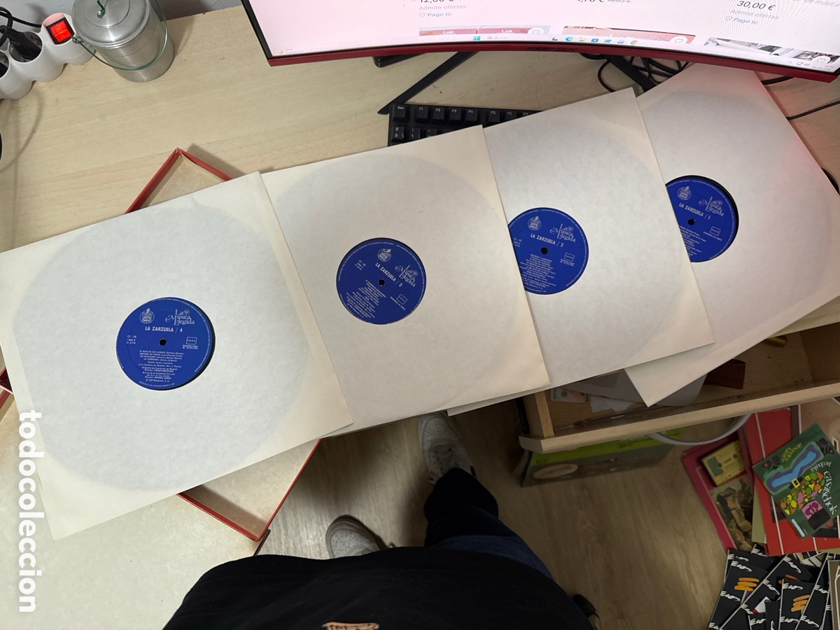 Discos de vinilo: DISCO VINILO LA M&Uacute;SICA ELEGIDA LA ZARZUELA + LIBRO - Foto 7
