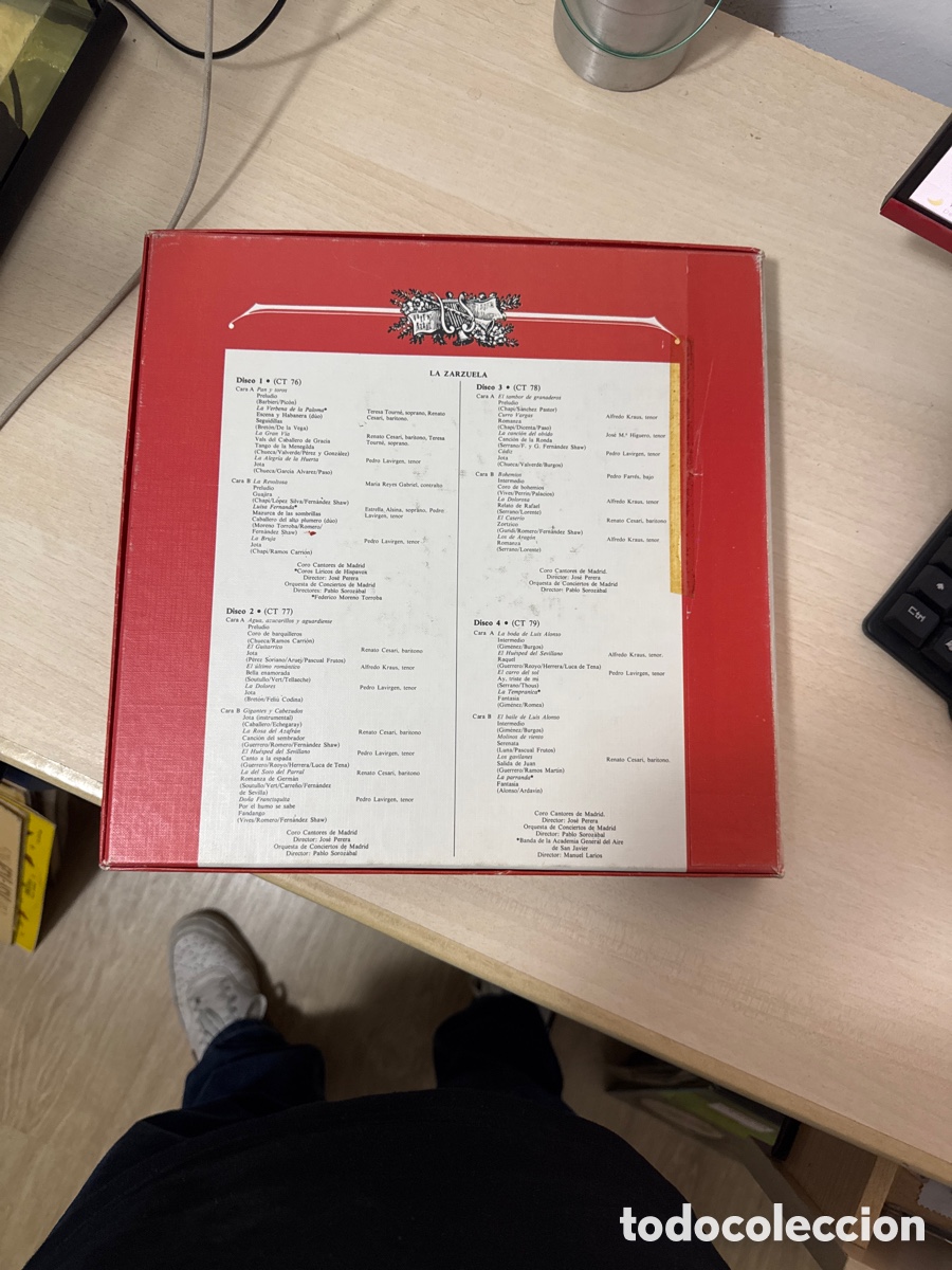 Discos de vinilo: DISCO VINILO LA M&Uacute;SICA ELEGIDA LA ZARZUELA + LIBRO - Foto 8