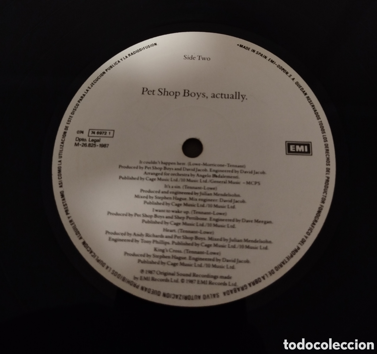 Discos de vinilo: Pet Shop Boys - Actually - Foto 3