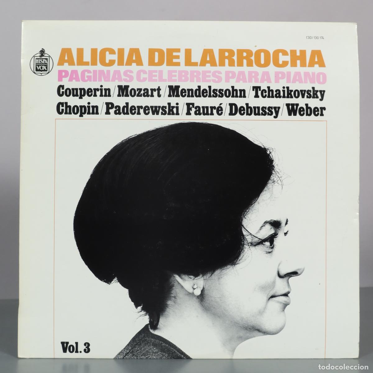 Discos de vinilo: LP. Paginas Celebres para Piano Vol. 3 - Alicia de Larrocha - Hispavox