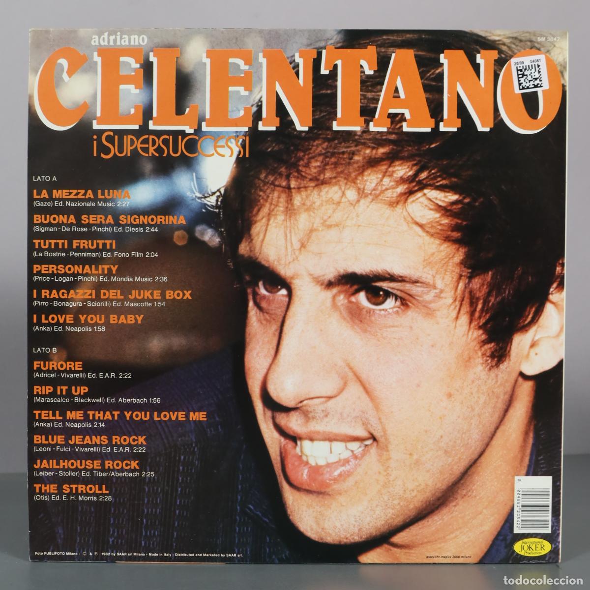 Discos de vinilo: LP. Adriano Celentano - I Supersuccessi - Foto 2
