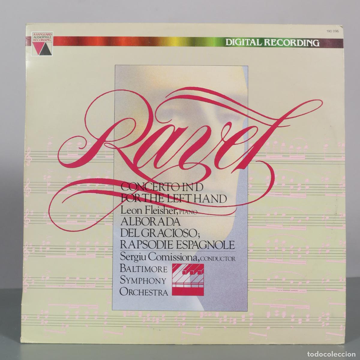 Discos de vinilo: LP. Ravel - Concerto in D for the Left Hand - Alborada del Gracioso - Rapsodie Espagnole - Leon