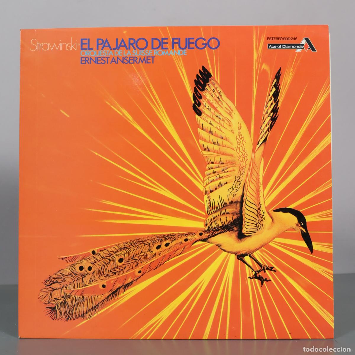 Discos de vinilo: LP. El P&aacute;jaro de Fuego - Strawinski - Orquesta de la Suisse Romande - Ernest Ansermet - Ace of