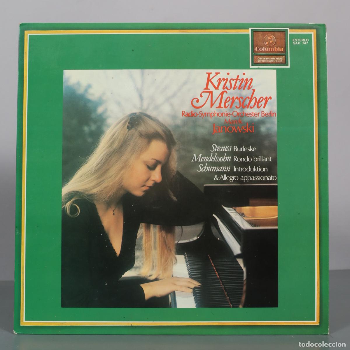 Dischi in vinile: LP. Kristin Merscher - Radio-Symphonie-Orchester Berlin - Marek Janowski - Strauss - Mendelssohn -