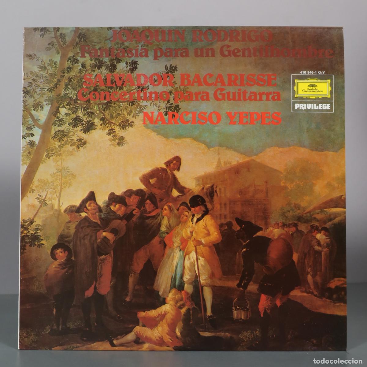 Discos de vinilo: LP. Joaquin Rodrigo - Fantasia para un Gentilhombre - Salvador Bacarisse - Concertino para Guitarra