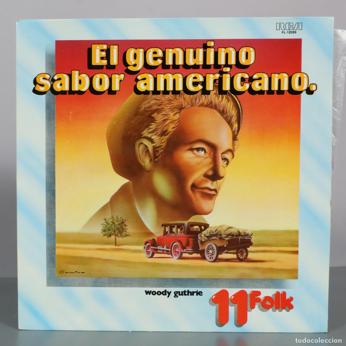 Discos de vinilo: LP. El genuino sabor americano - Woody Guthrie - 11 Folk - RCA
