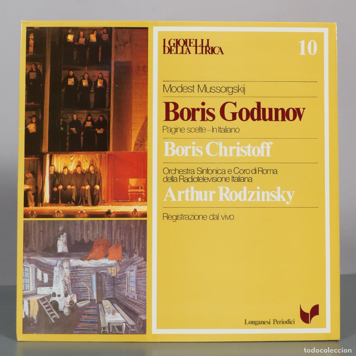 Discos de vinilo: LP. Boris Godunov - Modest Mussorgskij - Boris Christoff, Arthur Rodzinsky, Orchestra Sinfonica e