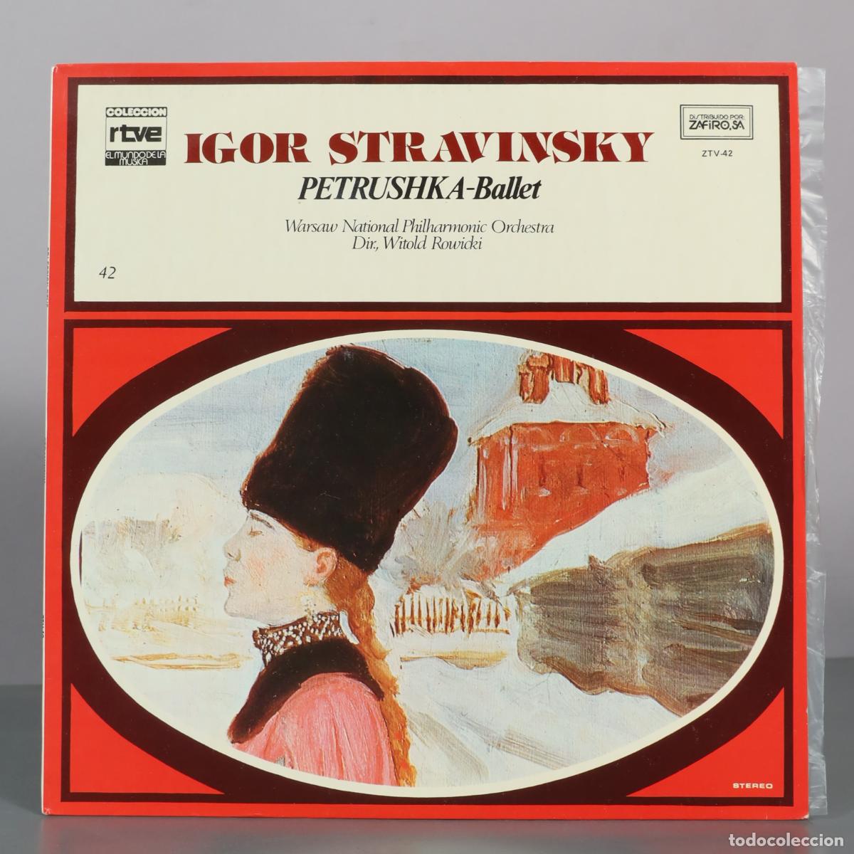 Discos de vinilo: LP. Petrushka - Ballet - Igor Stravinsky - Warsaw National Philharmonic Orchestra - Witold Rowicki -