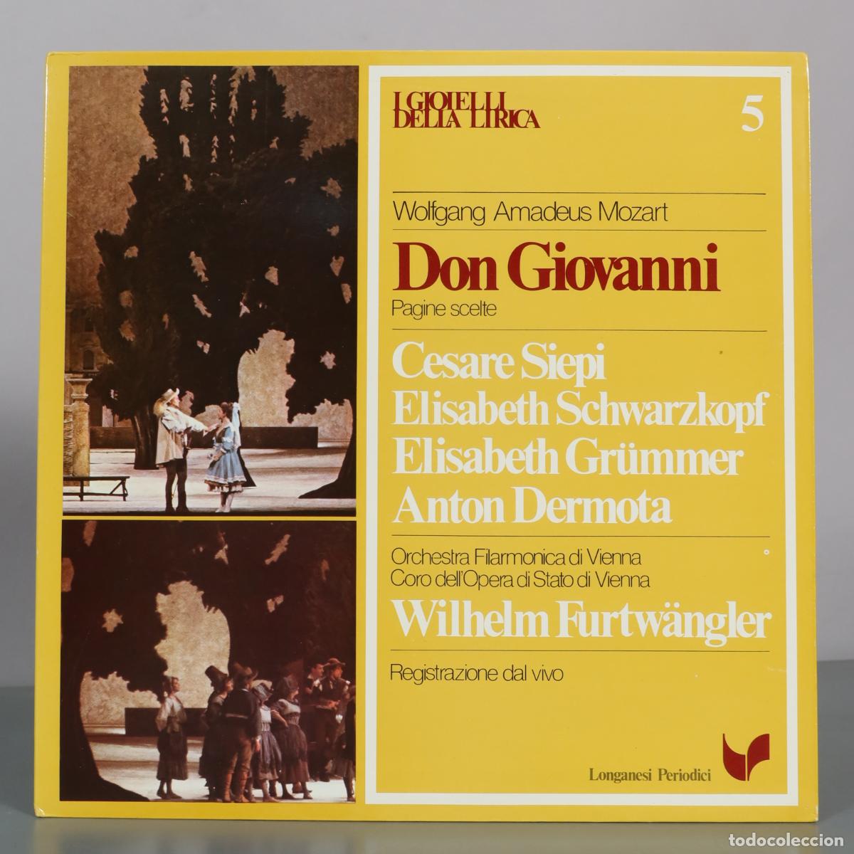 Discos de vinilo: LP. Don Giovanni - Wolfgang Amadeus Mozart - Cesare Siepi - Elisabeth Schwarzkopf - Elisabeth