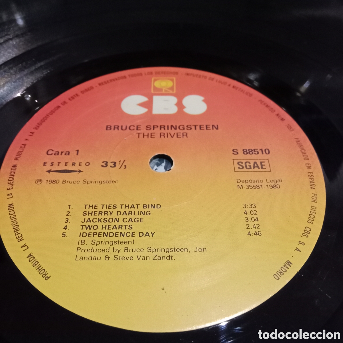 Discos de vinilo: BRUCE SPRINGSTEEN - THF RIVER - LP DOBLE - Foto 11