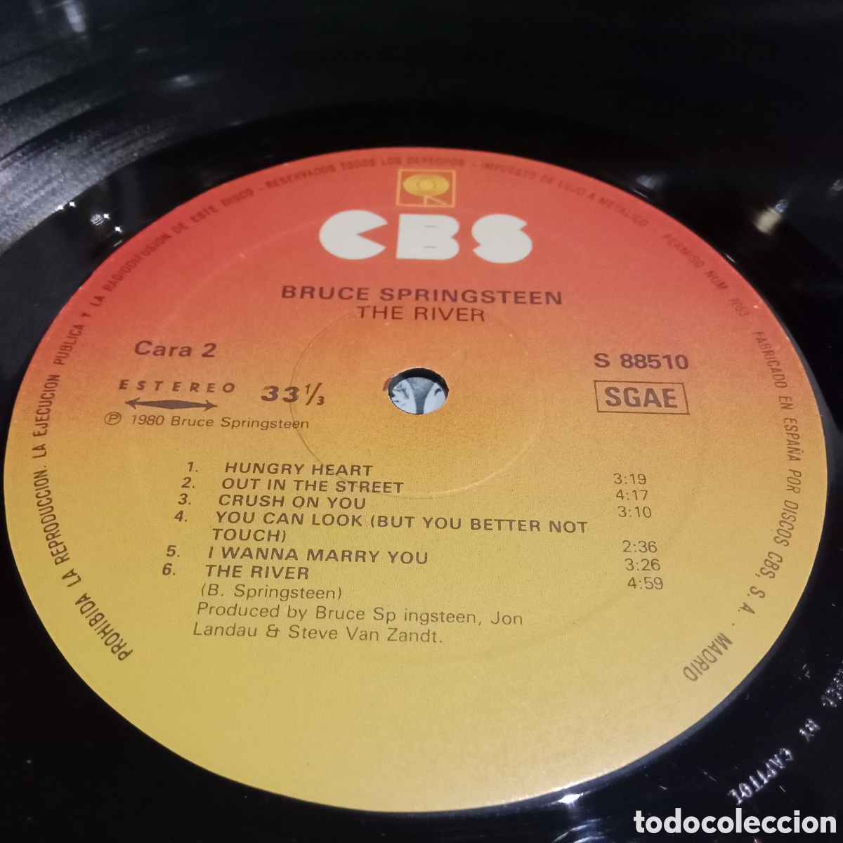 Discos de vinilo: BRUCE SPRINGSTEEN - THF RIVER - LP DOBLE - Foto 12