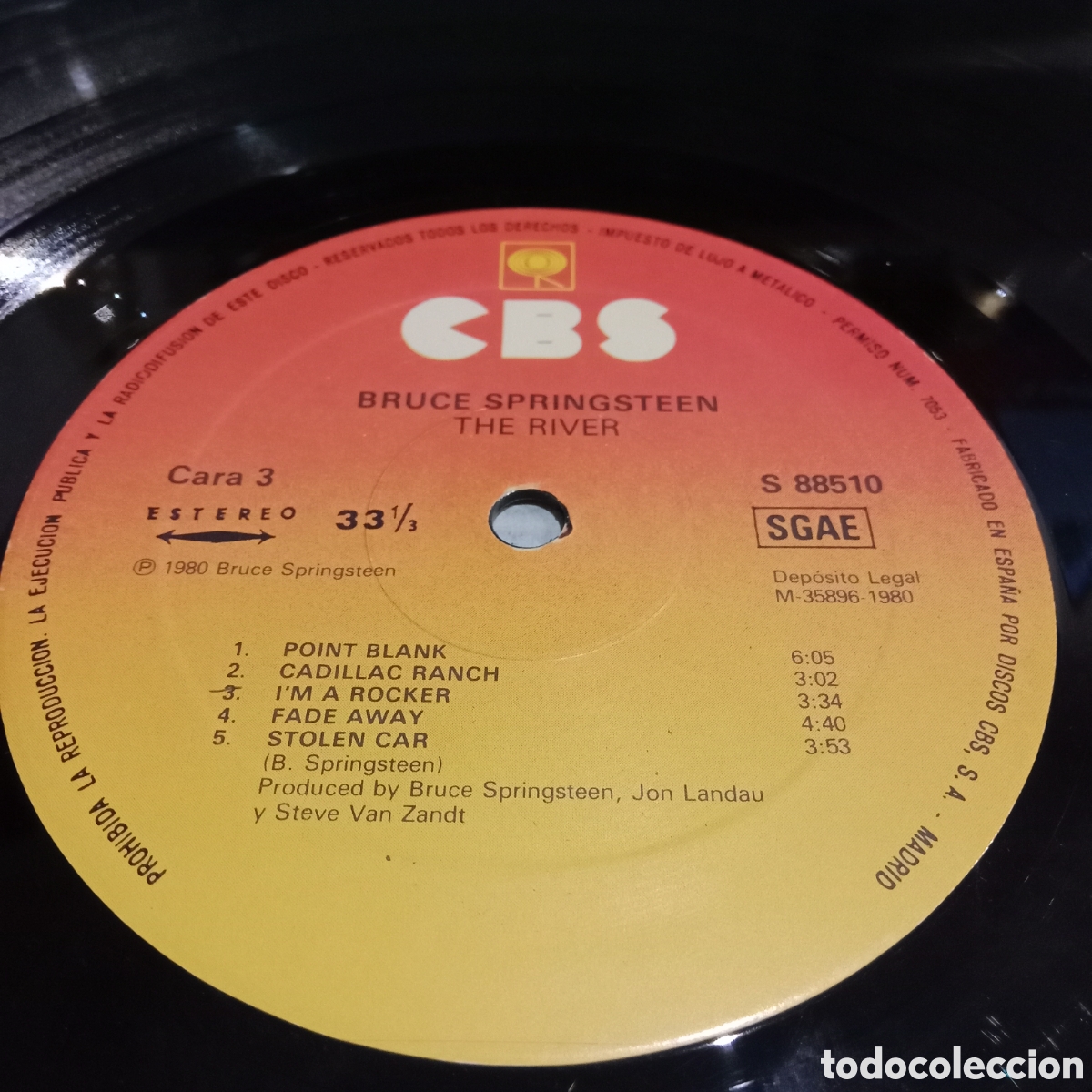 Discos de vinilo: BRUCE SPRINGSTEEN - THF RIVER - LP DOBLE - Foto 15