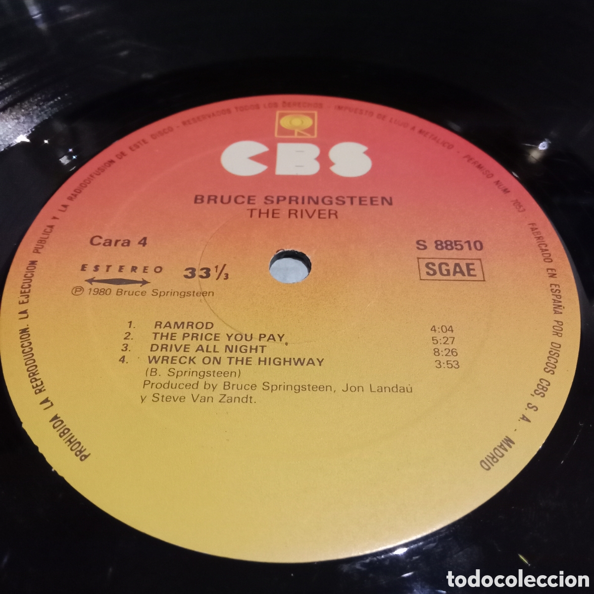 Discos de vinilo: BRUCE SPRINGSTEEN - THF RIVER - LP DOBLE - Foto 16