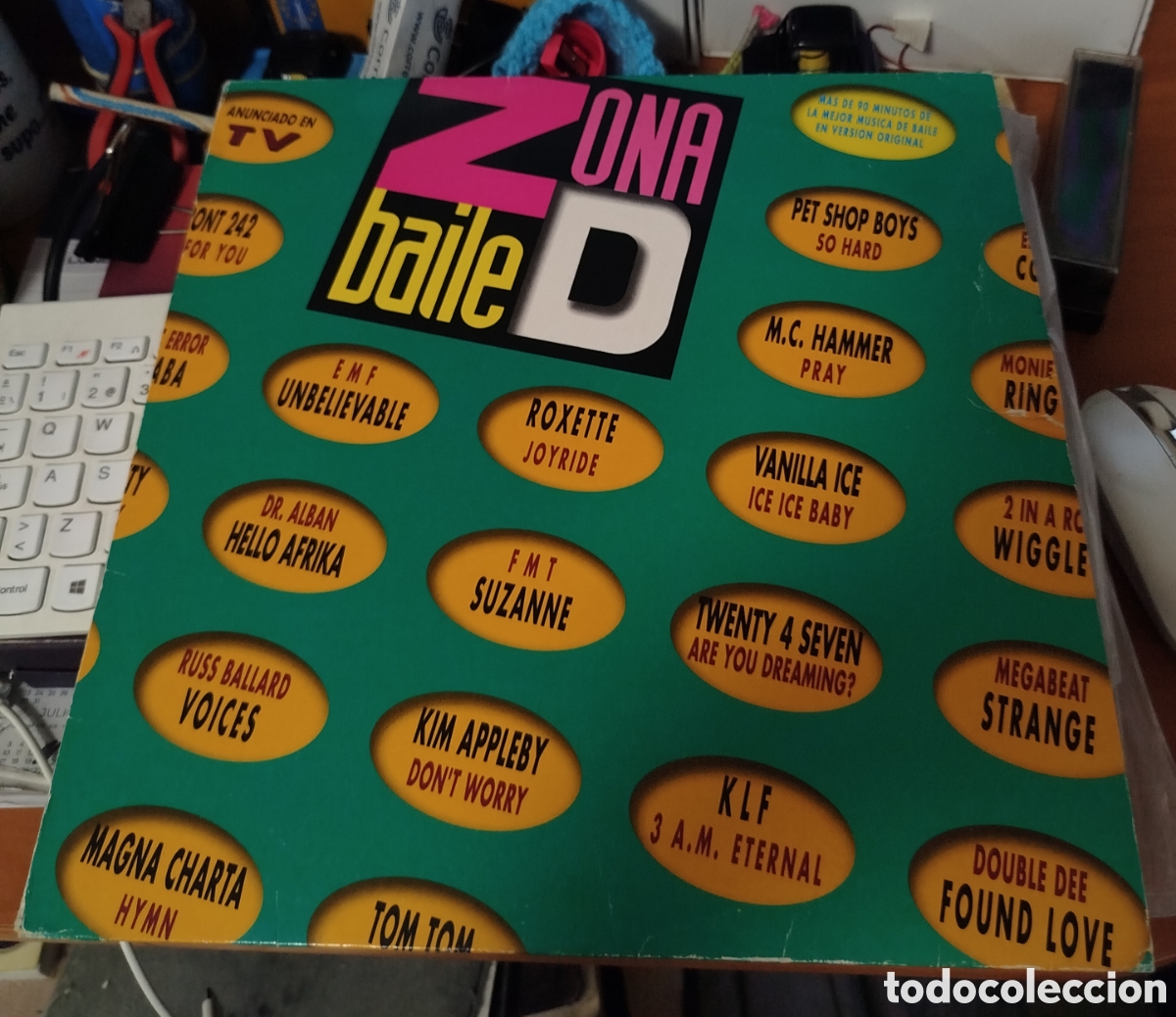 Discos de vinilo: Zona de baile. VV.AA. Doble LP - Foto 1