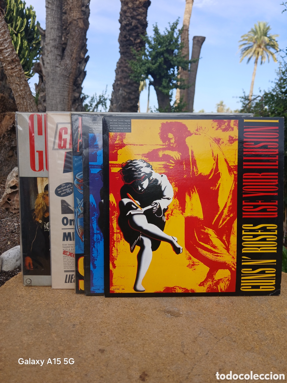 Discos de vinilo: LOTE, 5 VINILOS DE GUNS&acute;N ROSES APPETITE FOR DESTRUCTION ETC.