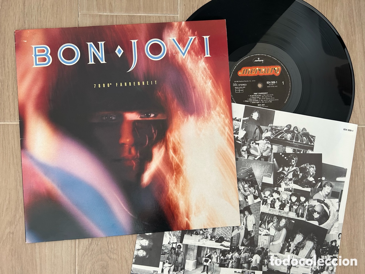 Discos de vinilo: BON JOVI &rdquo;7800&deg; Farenheit&rdquo;
