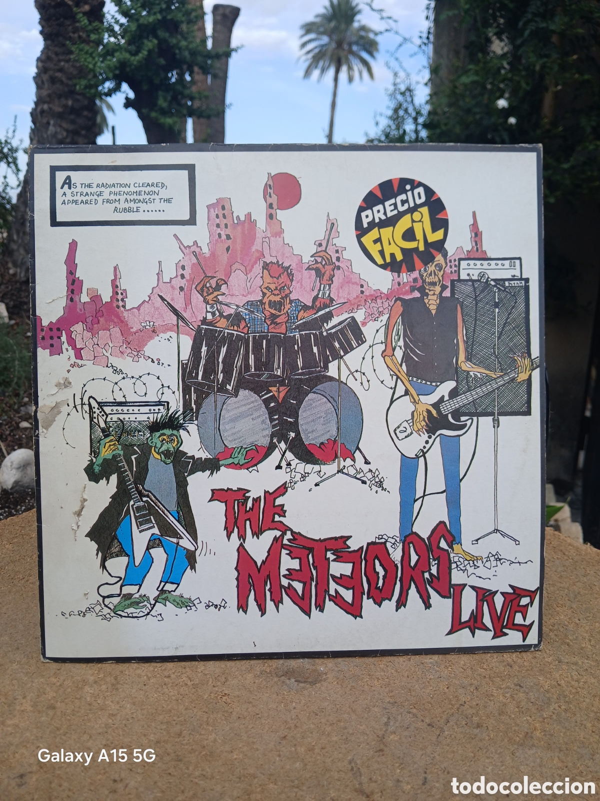 Discos de vinilo: VINILO THE METEORS LIVE LP 1985. - Foto 1