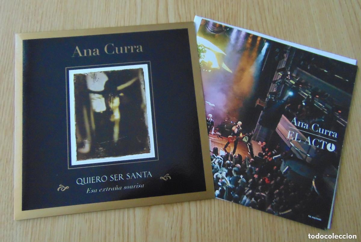 Vinyl-Schallplatten: Ana Curra &ndash; Quiero Ser Santa / Esa Extra&ntilde;a Sonrisa - SINGLE NUMERADO VINILO COLOR A ESTRENAR