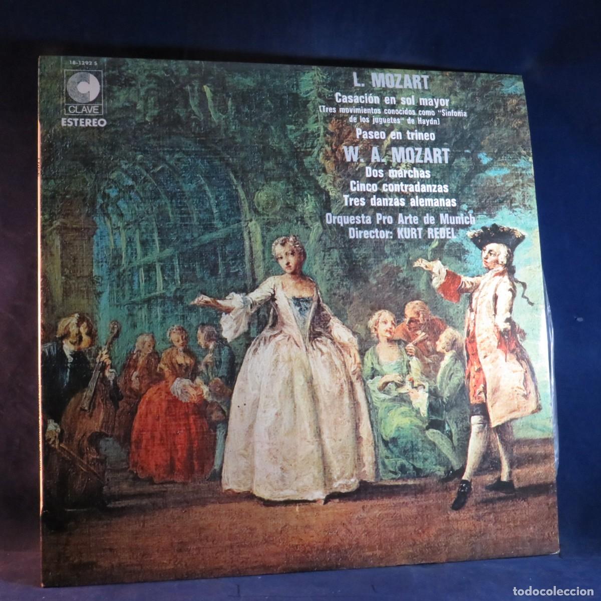 Discos de vinilo: LEOPOLD Y W. A. MOZART, REDEL - CASACI&Oacute;N EN SOL MAYOR, PASEO EN TRINEO, DOS MARCHAS... - LP