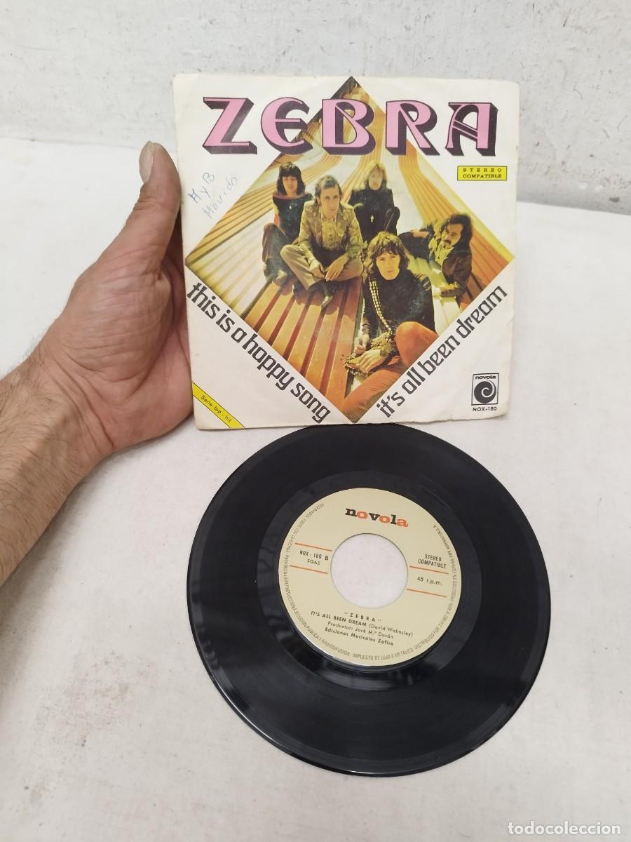 Discos de vinilo: Zebra (14) &ndash; This Is A Happy Song / It's All Been A Dream. Vinilo single 7&rdquo;.