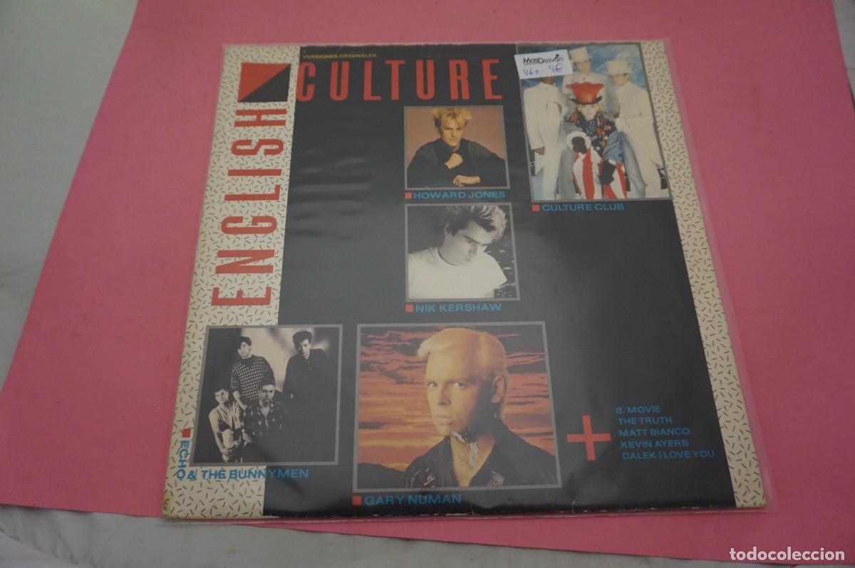 Discos de vinilo: LP - ENGLISH CULTURE - VARIOS ARTISTAS - DISCO EN BUEN ESTADO