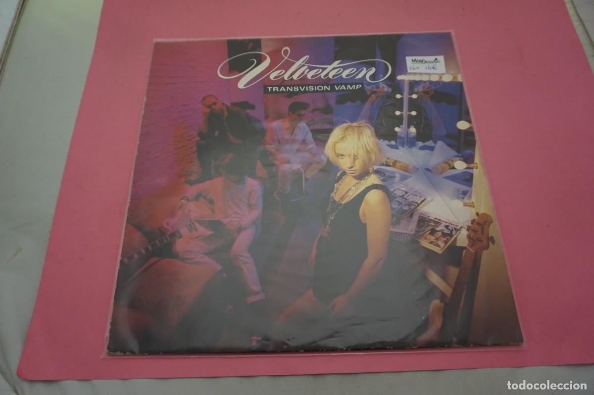 Discos de vinilo: LP - VELVETEEN - TRANSVISION VAMP - DISCO EN BUEN ESTADO