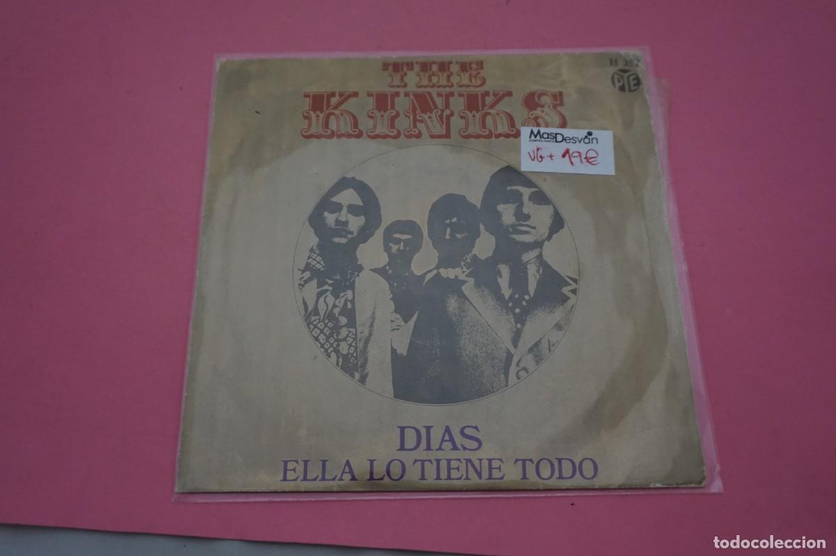 Discos de vinilo: SINGLE THE KINKS - DIAS / ELLA LO TIENE TODO - DISCO EN BUEN ESTADO