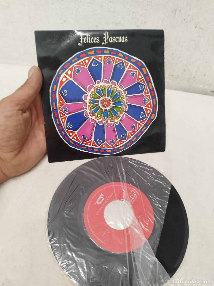 Discos de vinilo: Vinilo 7&rdquo; Felices Pascuas - Promo Clarin Publicidad (1968) Raro. single.