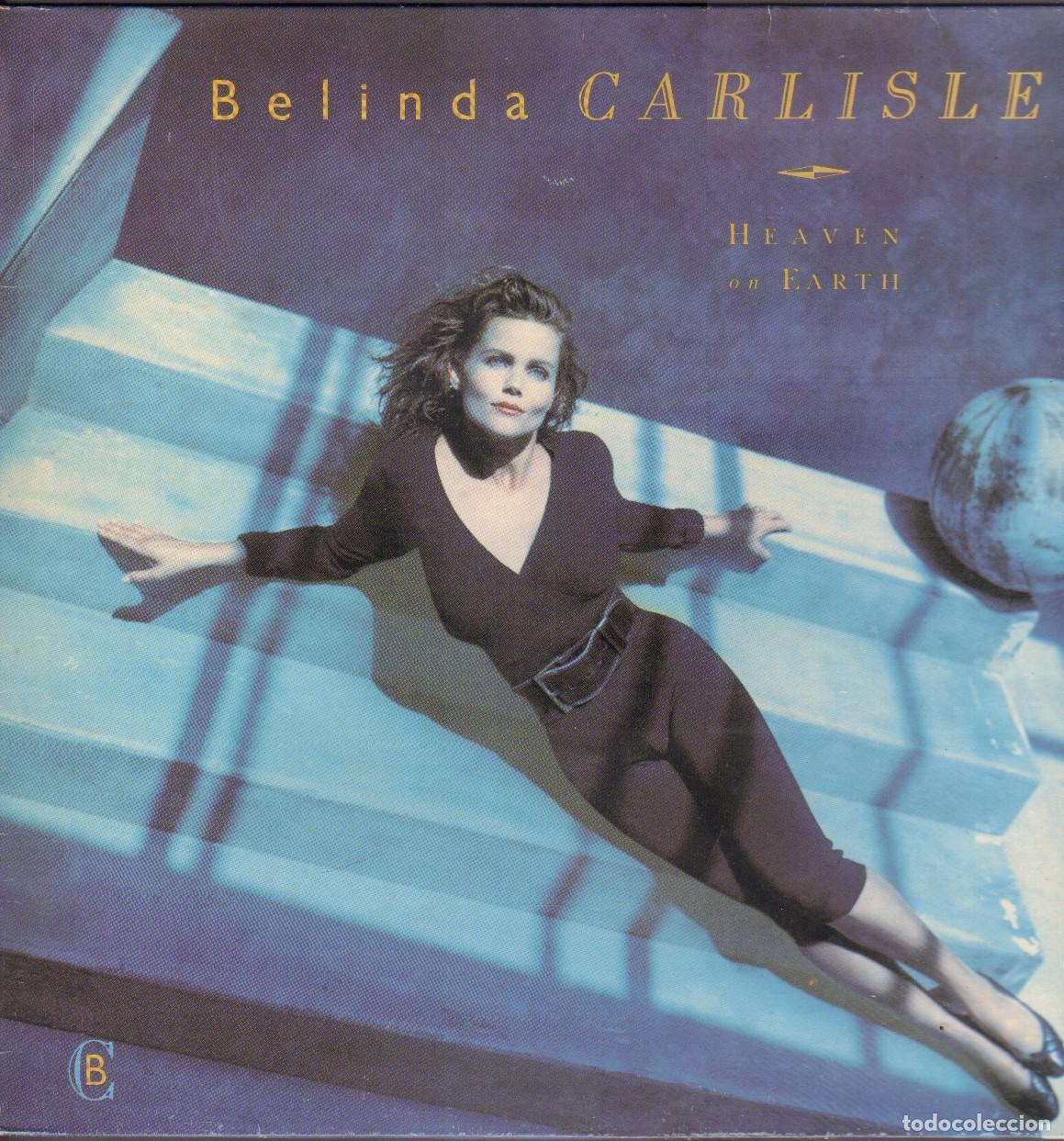 Discos de vinilo: BELINDA CARLISLE - HEAVEN ON EARTH / CIRCLE IN THE SAND, I FEEL FREE.../ LP VIRGIN 1987 RF-26954