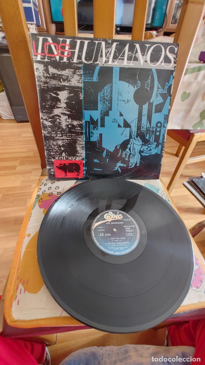 Discos de vinilo: LOS INHUMANOS-MAXI ERES UNA FOCA - Foto 1