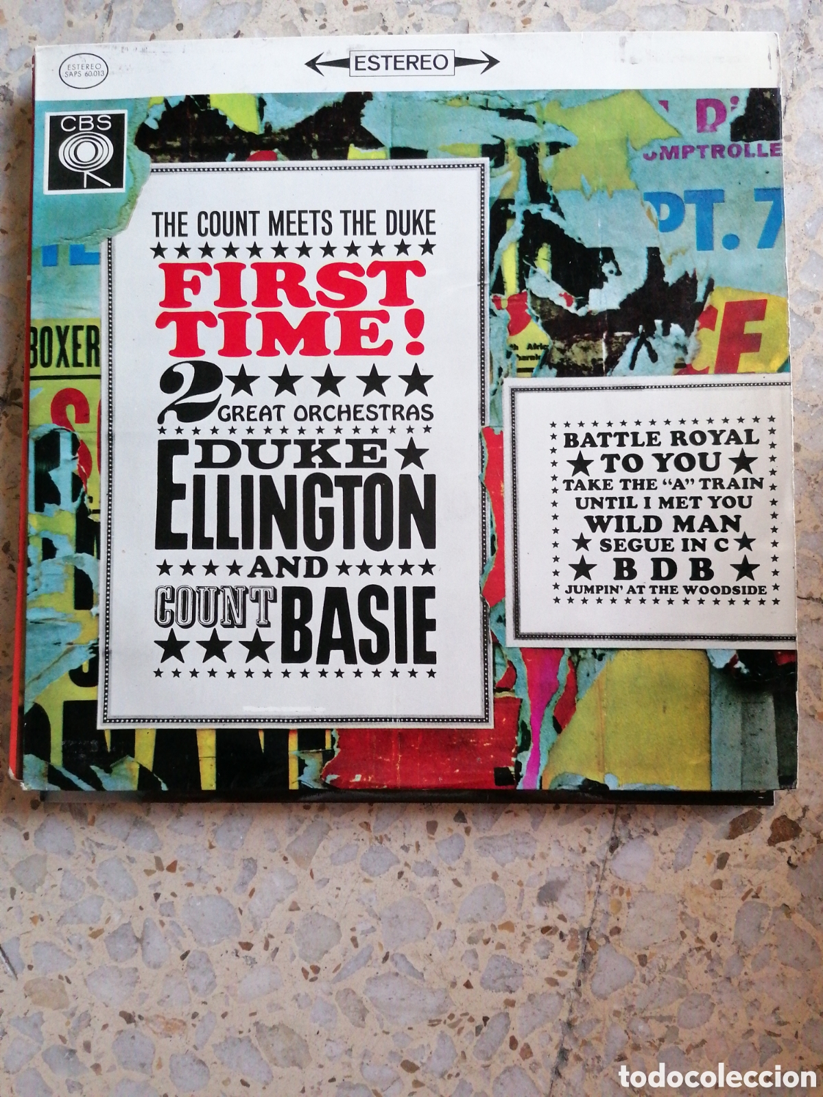 Discos de vinilo: LP DUKE ELLINGTON COUNT BASIE THE COUNT MEETS THE DUKE FIRST TIME BATALLA REAL 1963 ESPA&Ntilde;A