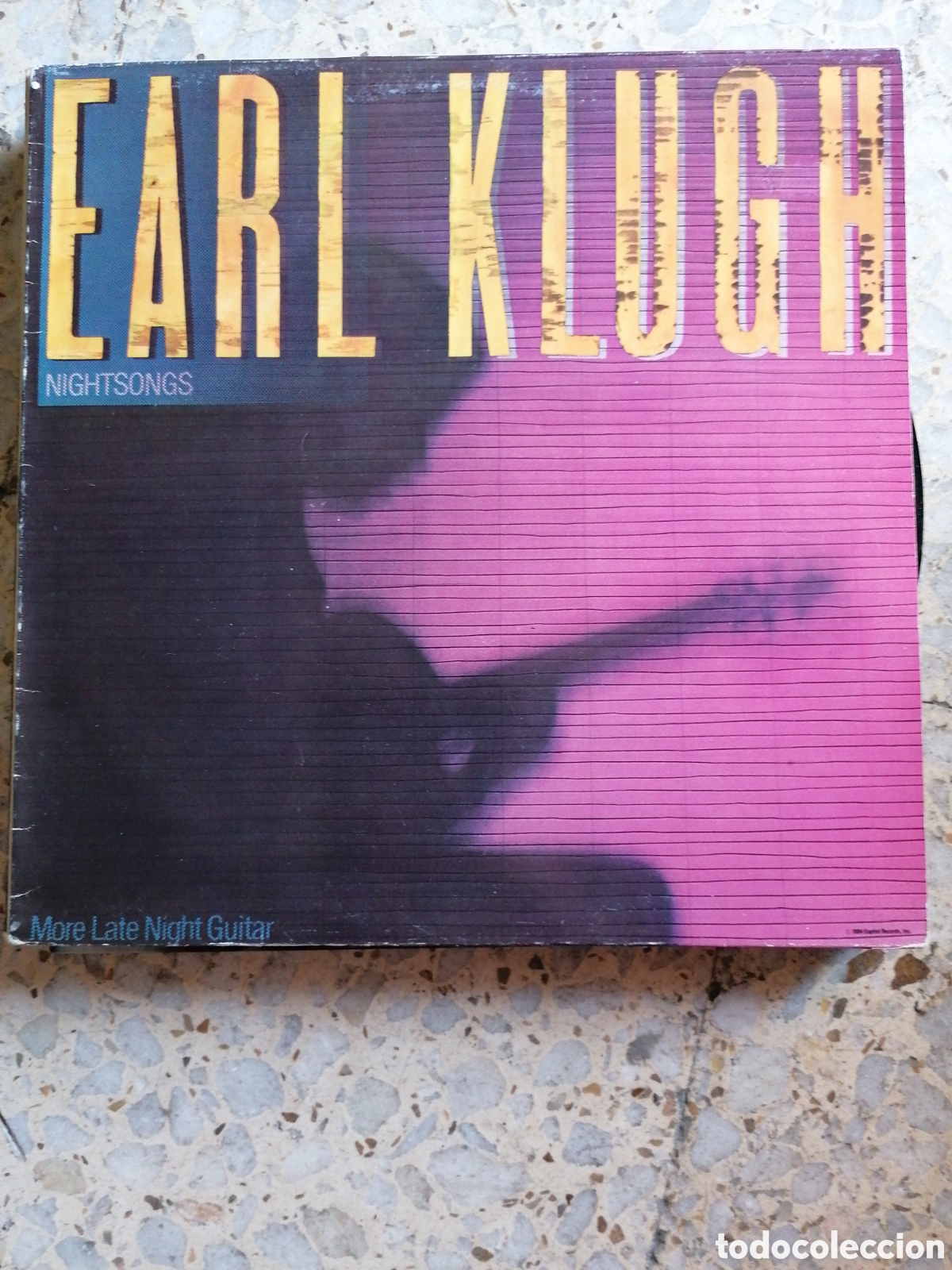 Discos de vinilo: LP EARL KLUGH NIGHTSONGS 1984 ESPA&Ntilde;A