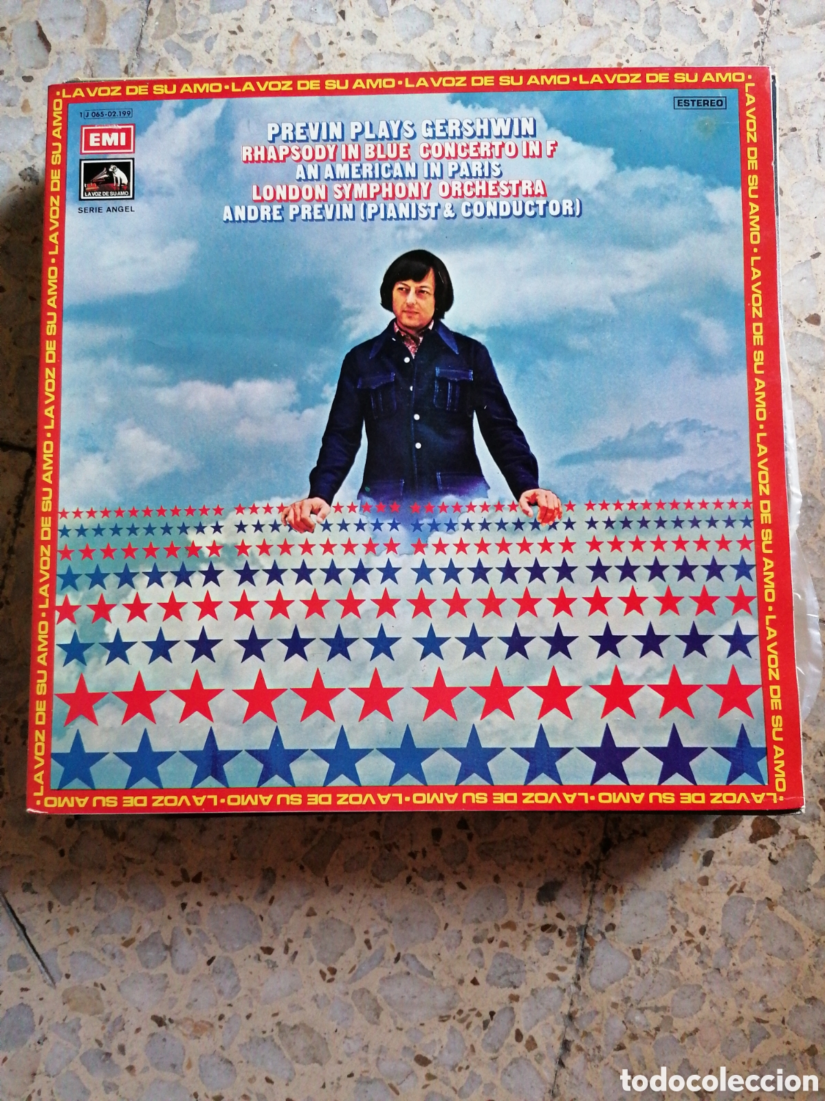 Discos de vinilo: LP PREVIN PLAYS GERSHWIN LONDON SYMPHONY ORCHESTRA PORTADA DOBLE 1972 ESPA&Ntilde;A EX