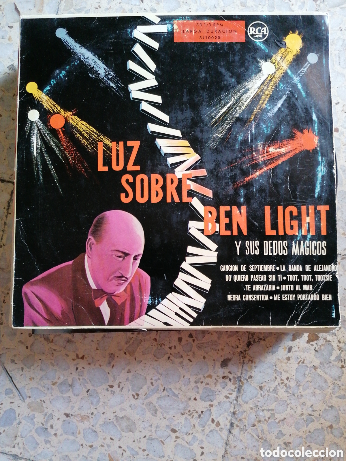 Discos de vinilo: LP LUZ SOBRE BEN LIGHT Y SUS DEDOS MAGICOS 1958 ESPA&Ntilde;A