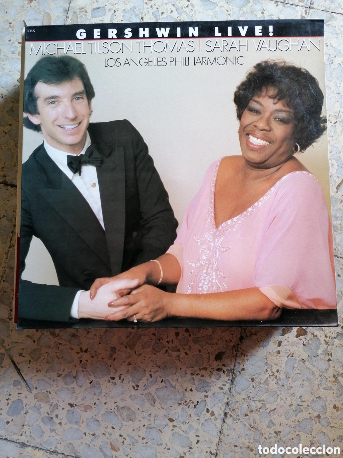 Discos de vinilo: LP MICHAEL TILSON THOMAS SARAH VAUGHAN GERSHWIN LIVE 1986 ESPA&Ntilde;A EX