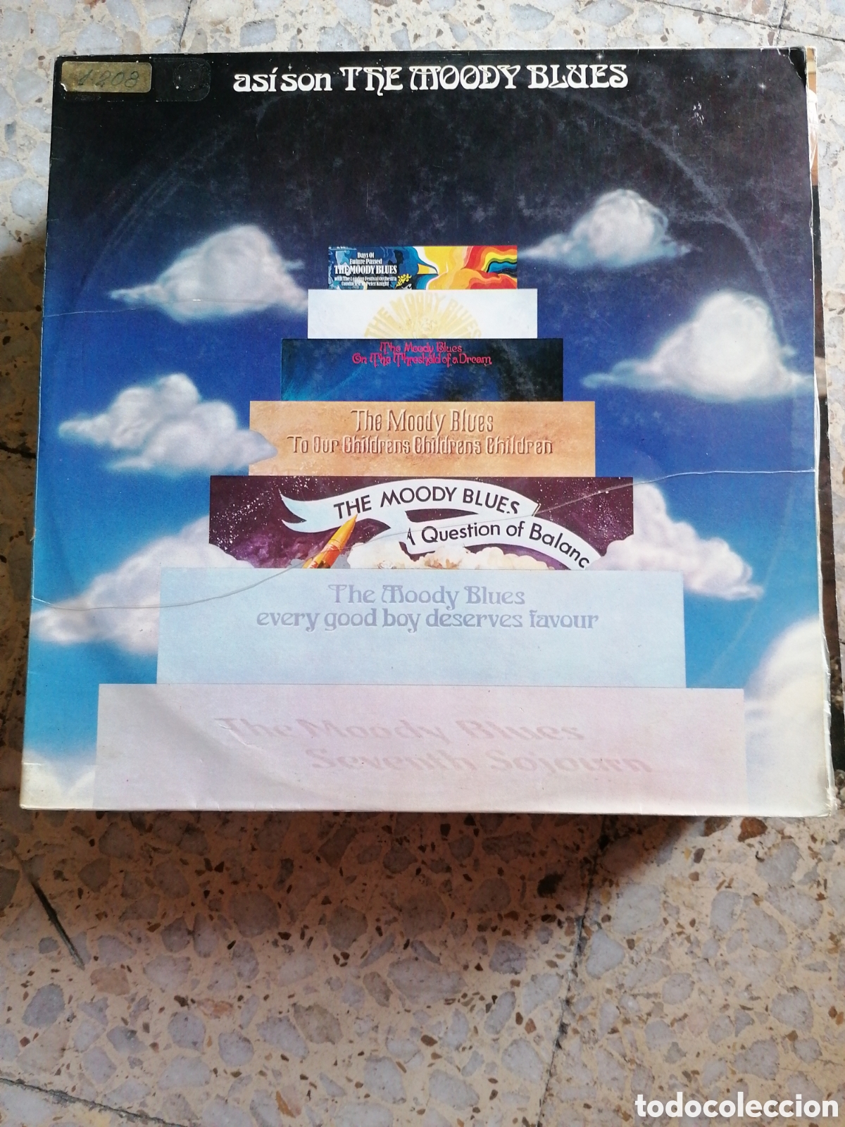 Discos de vinilo: 2 LP THE MOODY BLUES ASI SON 1975 ESPA&Ntilde;A EX PROMO