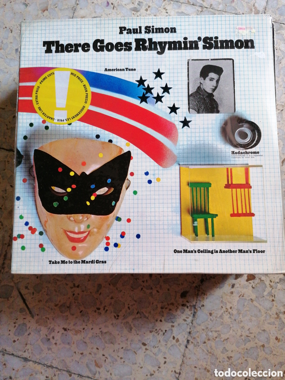 Discos de vinilo: LP PAUL SIMON THERE GOS RHYTMIN SIMON 1973 ESPA&Ntilde;A NUEVO PRECINTADO