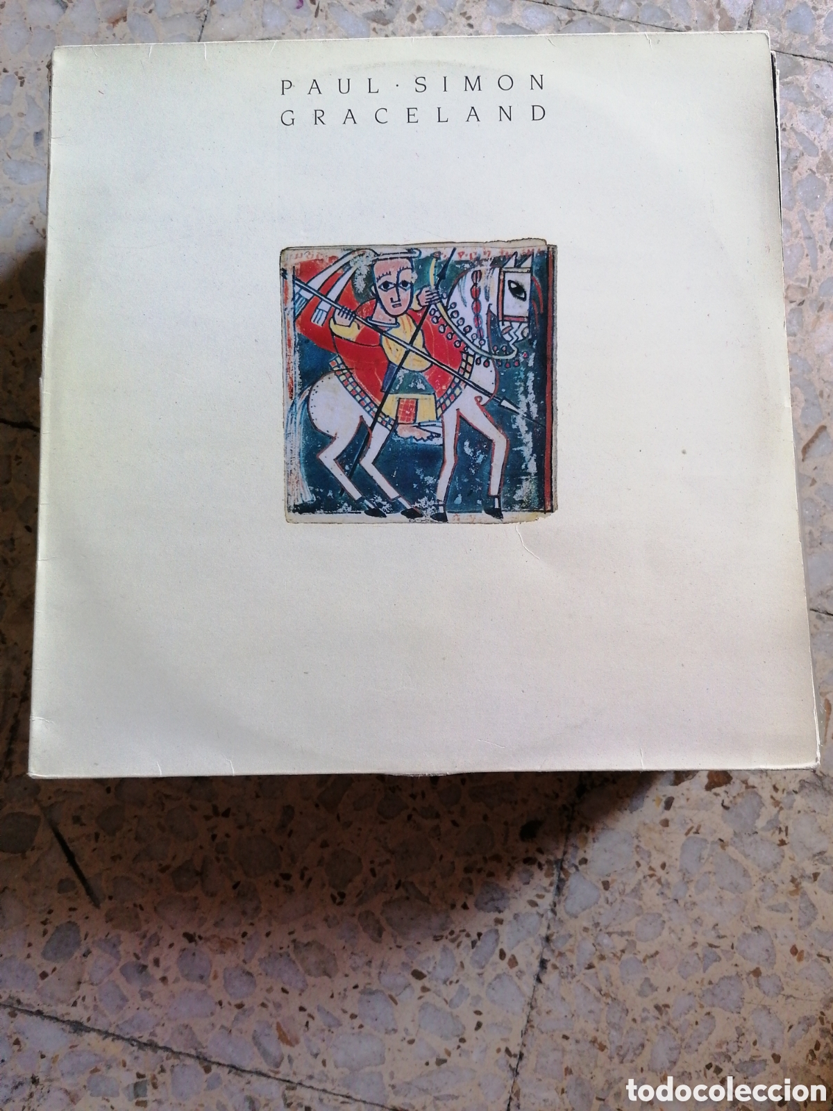 Discos de vinilo: LP PAUL SIMON GRACELAND 1986 ESPA&Ntilde;A INSERT EX