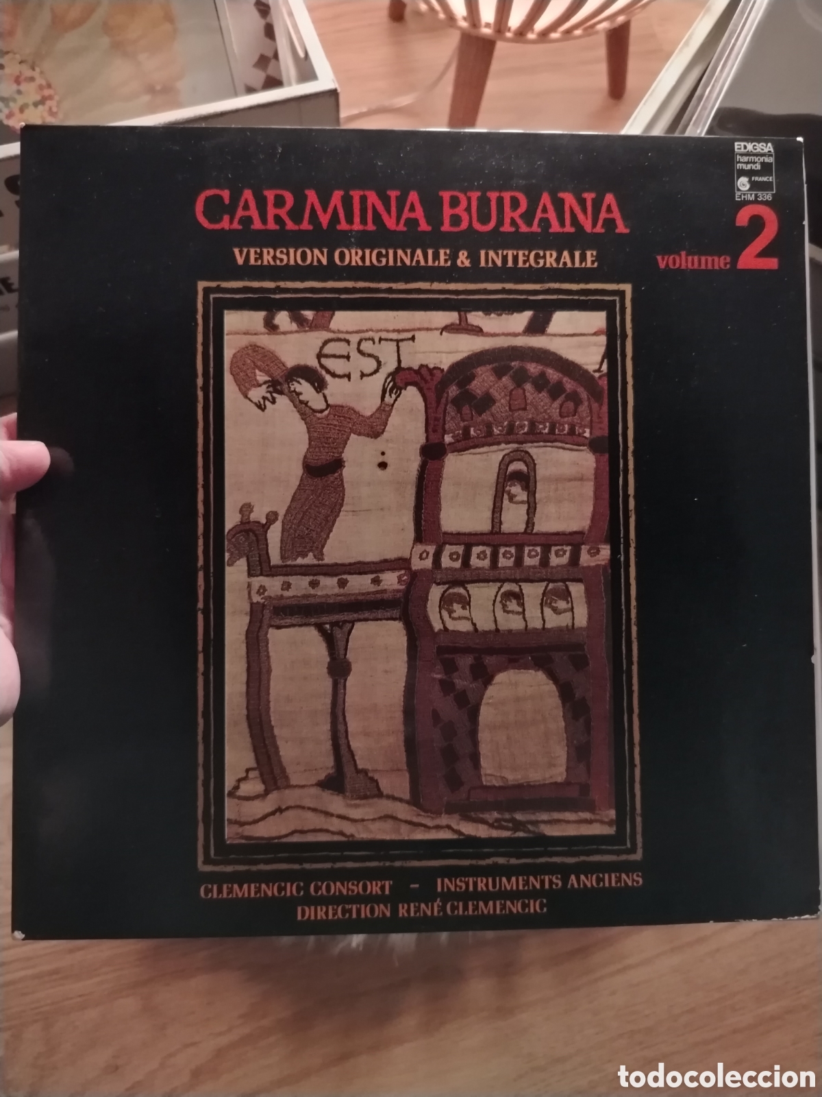 Discos de vinilo: CARMINA BURANA Vol 2 - Clemencic Consort. Harmon&iacute;a Mundi / Edigsa. Lp gatefold.