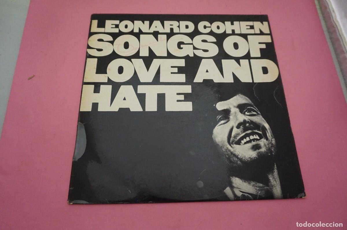 Discos de vinilo: LP - LEONARD COHEN - SONGS OF LOVE AND HATE - EL VINILO ESTA EN EXCELENTE ESTADO