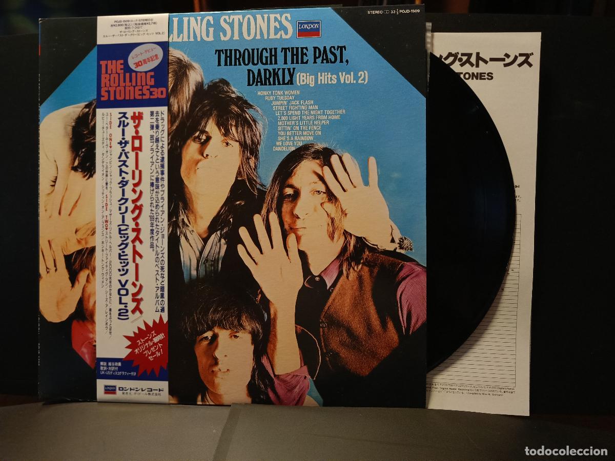 Discos de vinilo: THE ROLLING STONES THROUGH THE PAST DARKLY LP JAPON 1993 PEPETO TOP