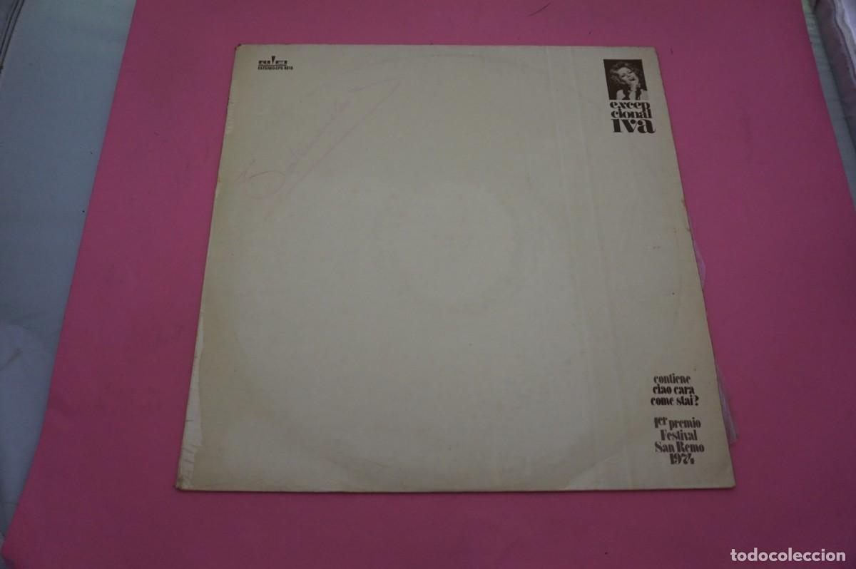 Discos de vinilo: LP - IVA ZANICCHI - EXCEPCIONAL IVA - EL VINILO ESTA EN EXCELENTE ESTADO